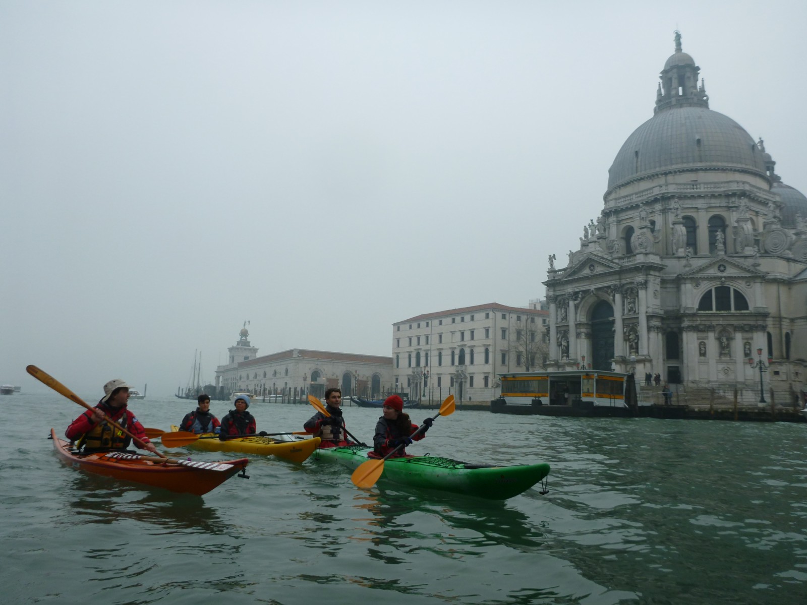 On the Grand Canal with Madonna della Salute