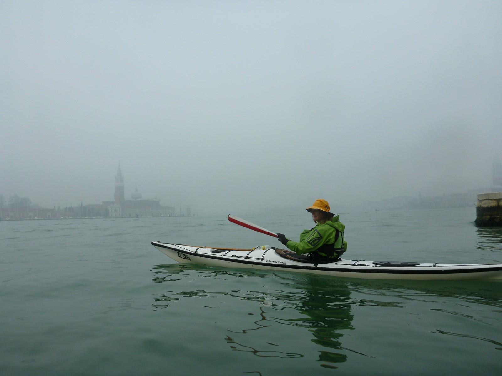 Loretta in Bacino San Marco foggy