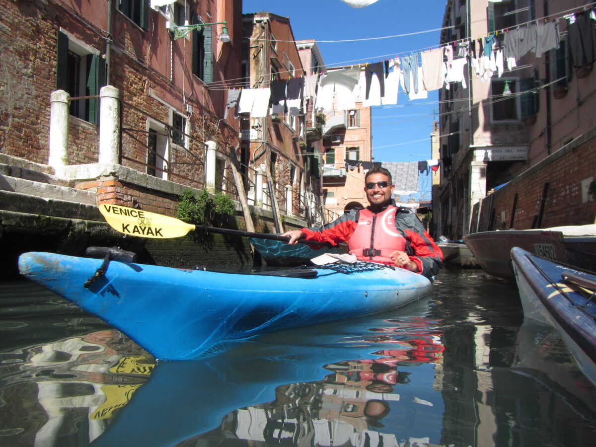 Kayaking in Venice