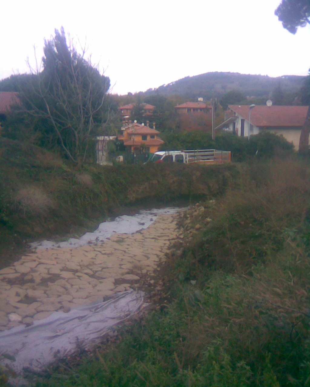 Roman road at Grottaferrata