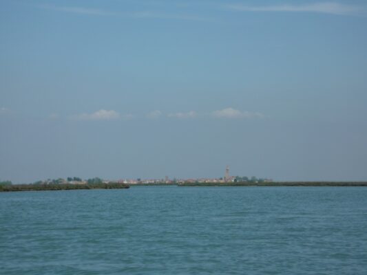 Burano in the distance