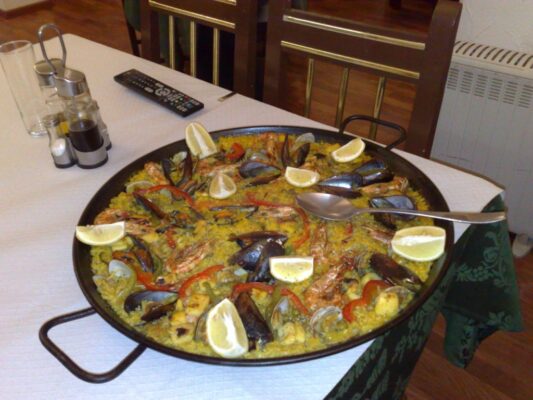 Paella is good