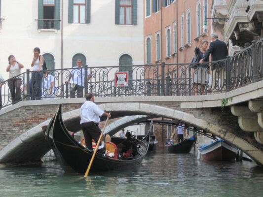 High Water Gondola Rowing - Lying down 1 - 1329