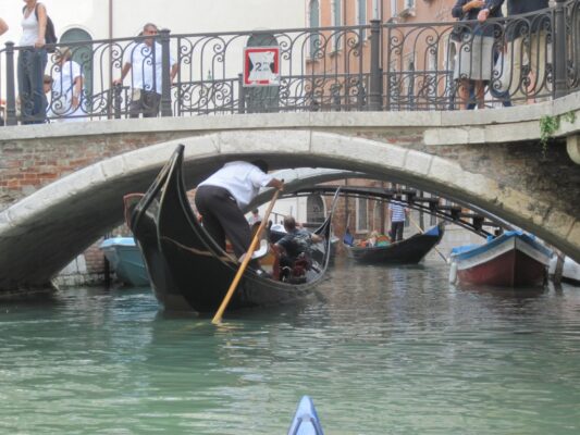 High Water Gondola Rowing - Lying down 1 - 1330