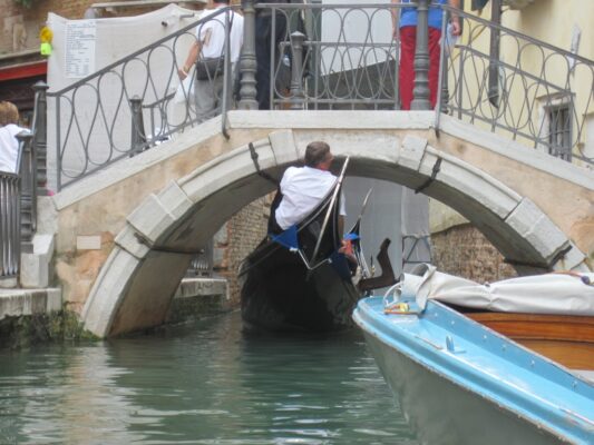 High Water Gondola Rowing - Lying down 1 - 1338
