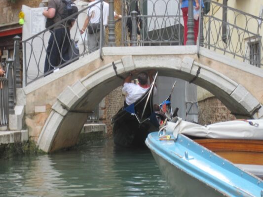 High Water Gondola Rowing - Lying down 1 - 1339