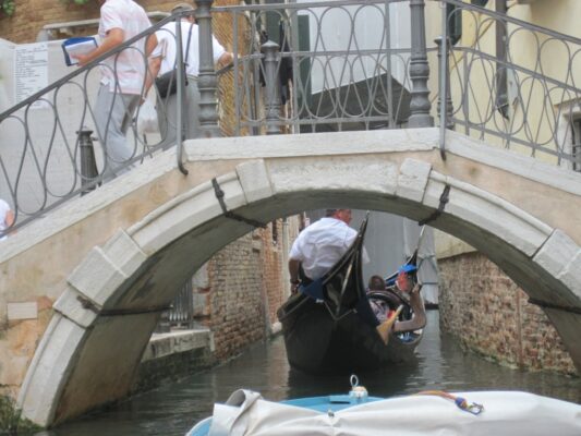 High Water Gondola Rowing - Lying down 1 - 1344