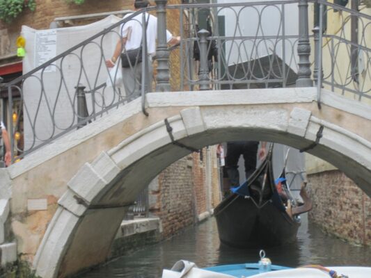 High Water Gondola Rowing - Lying down 1 - 1345