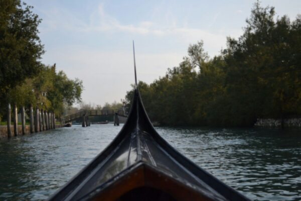 Winter project: rowing a gondola