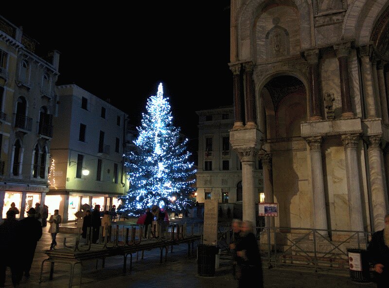 Christmas tree at San Marco
