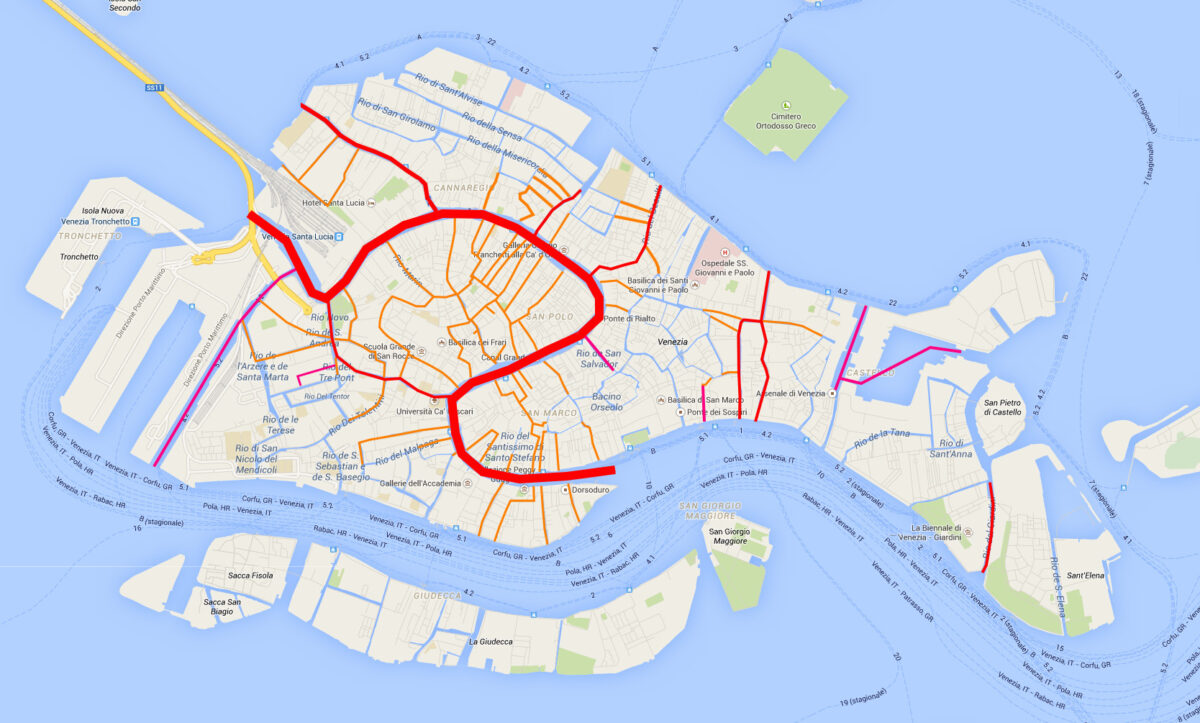 Kayaking ban in Venice – the city’s proposal