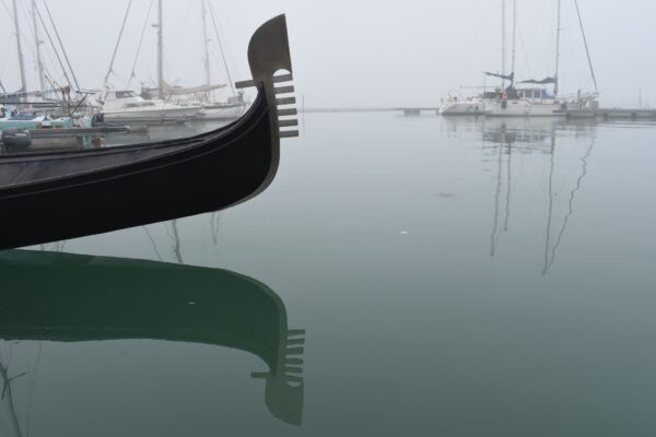 Misty day on the Certosa island