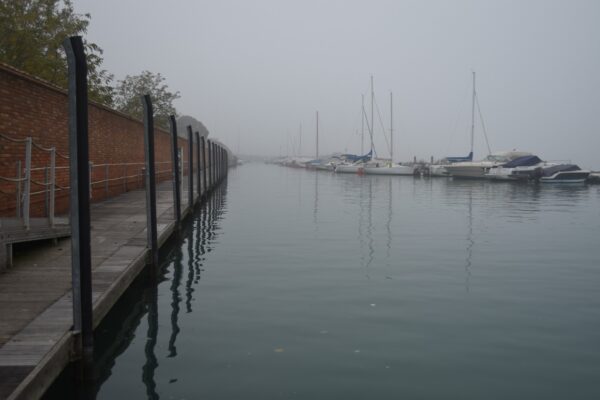 Misty day on the Certosa island