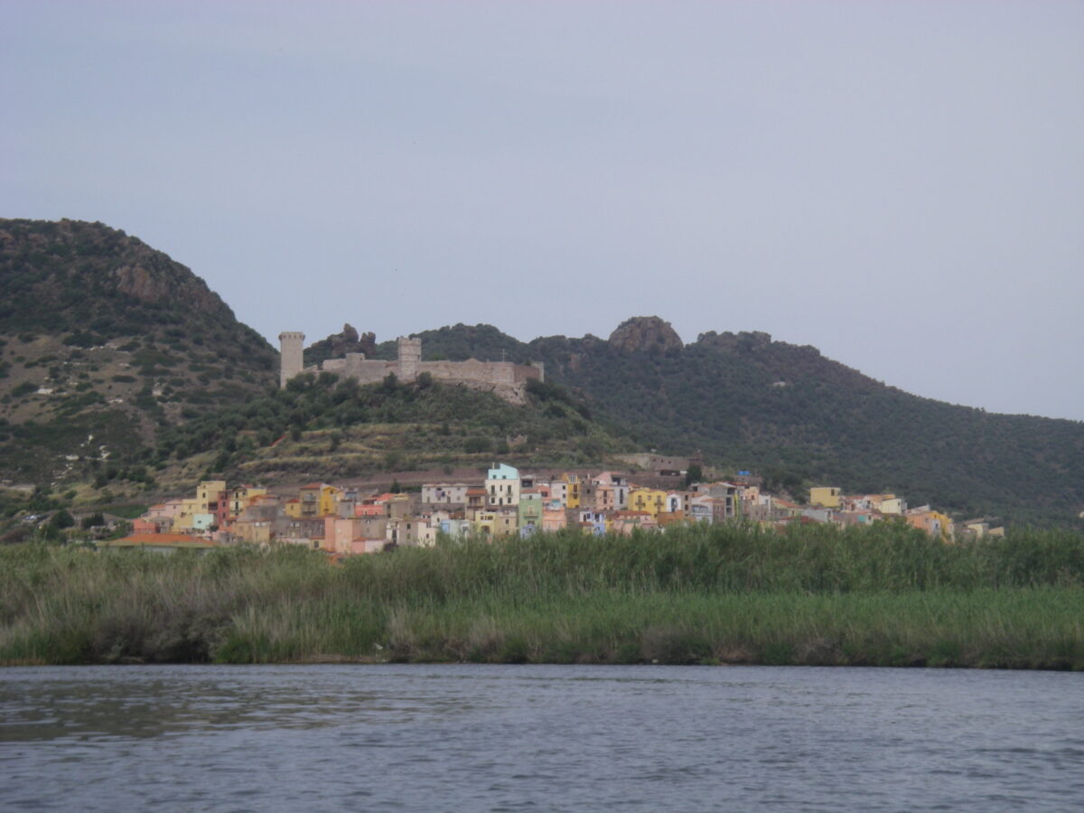 Bosa, Sardinia, a few kilometres up the river Temo