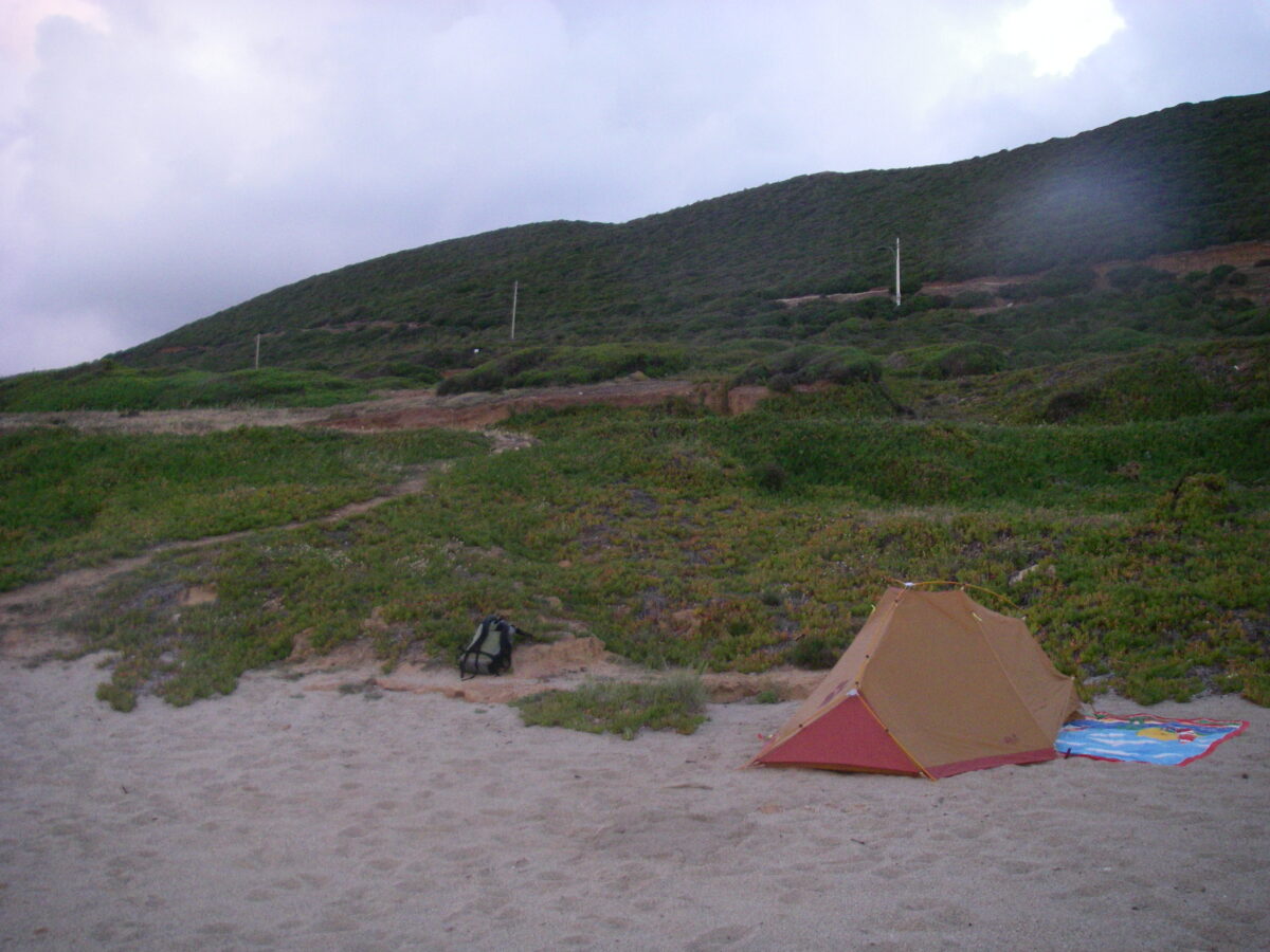 Camp at Marina di Arbus, days 5 and 6