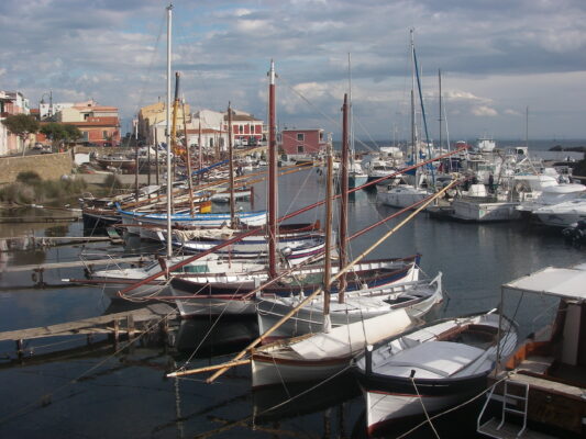 The harbour of Stintino