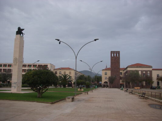 The main square in Fertilia
