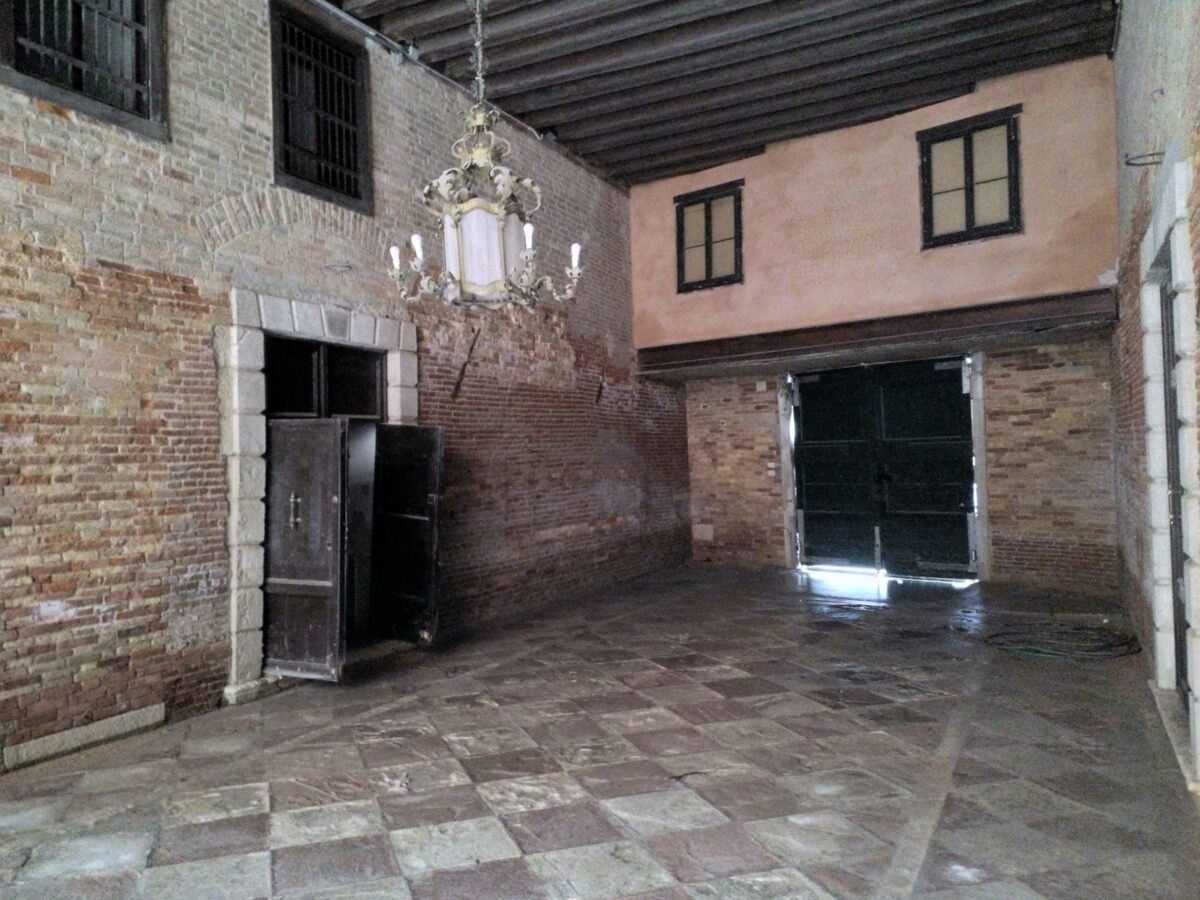 The inside of a Venetian palace