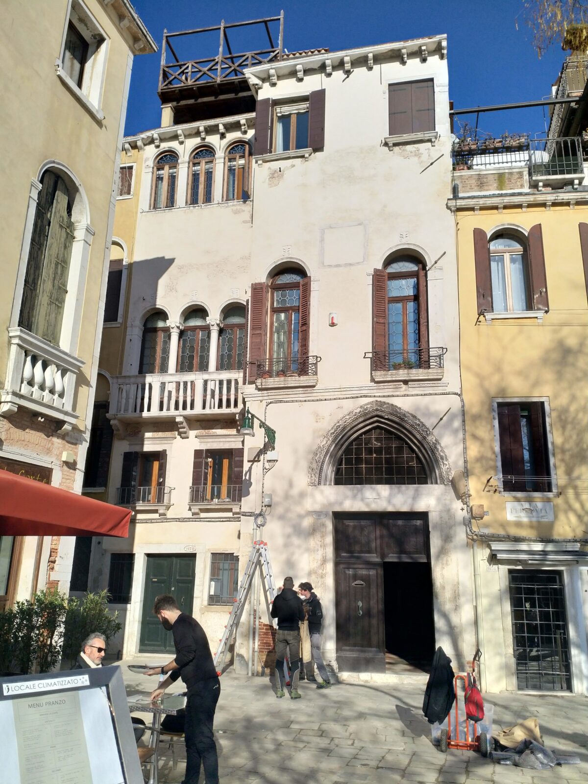 One of the palaces in Venice